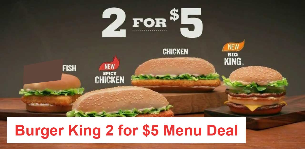 Burger-King-2-for-$5-Menu-Deal